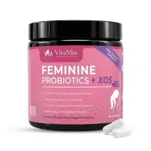 Best probiotic for women for vaginal and gut health - VitaMia vaginal probiotics for women Feminine Probiotics + XOS supplement
